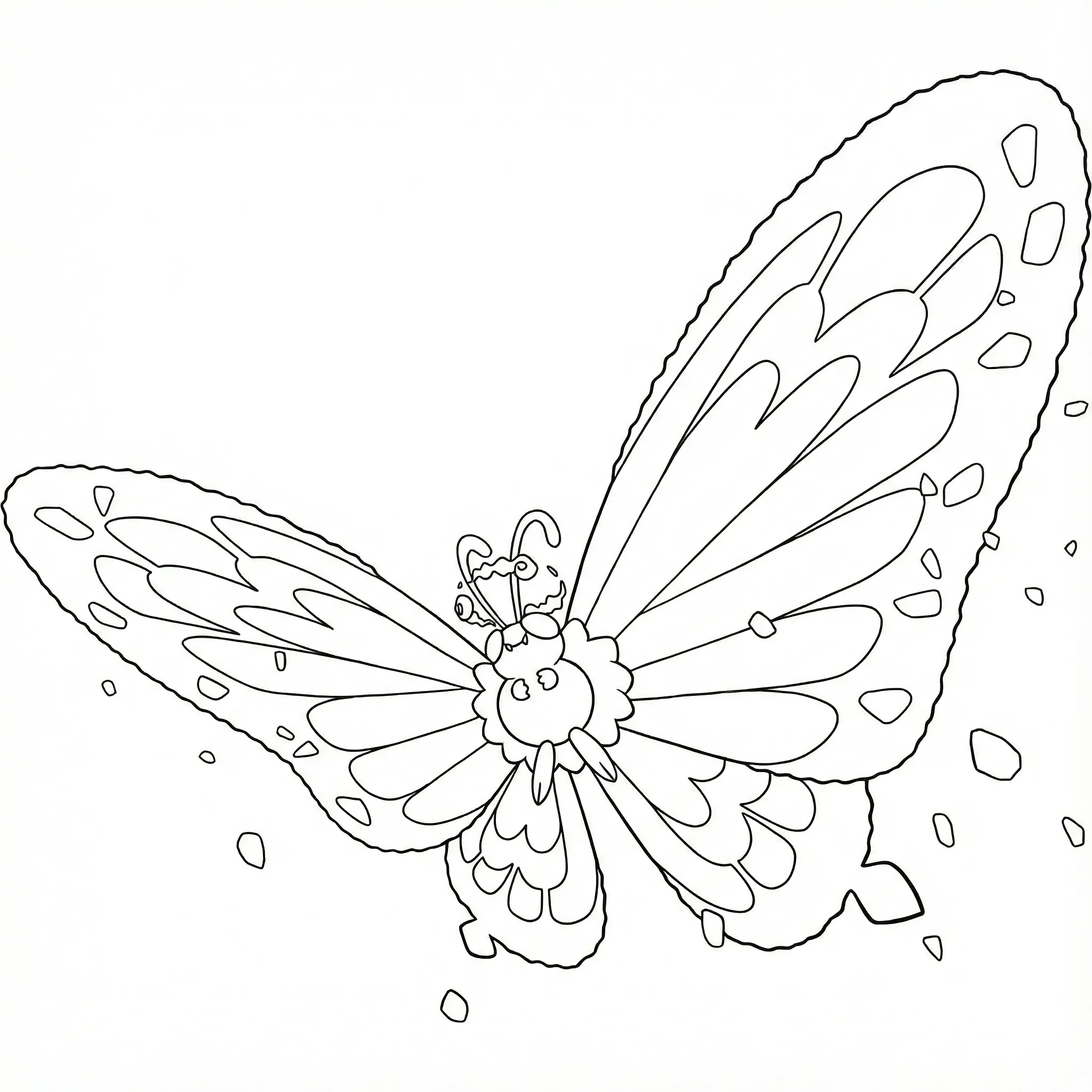 Coloriage Papilusion Gigamax