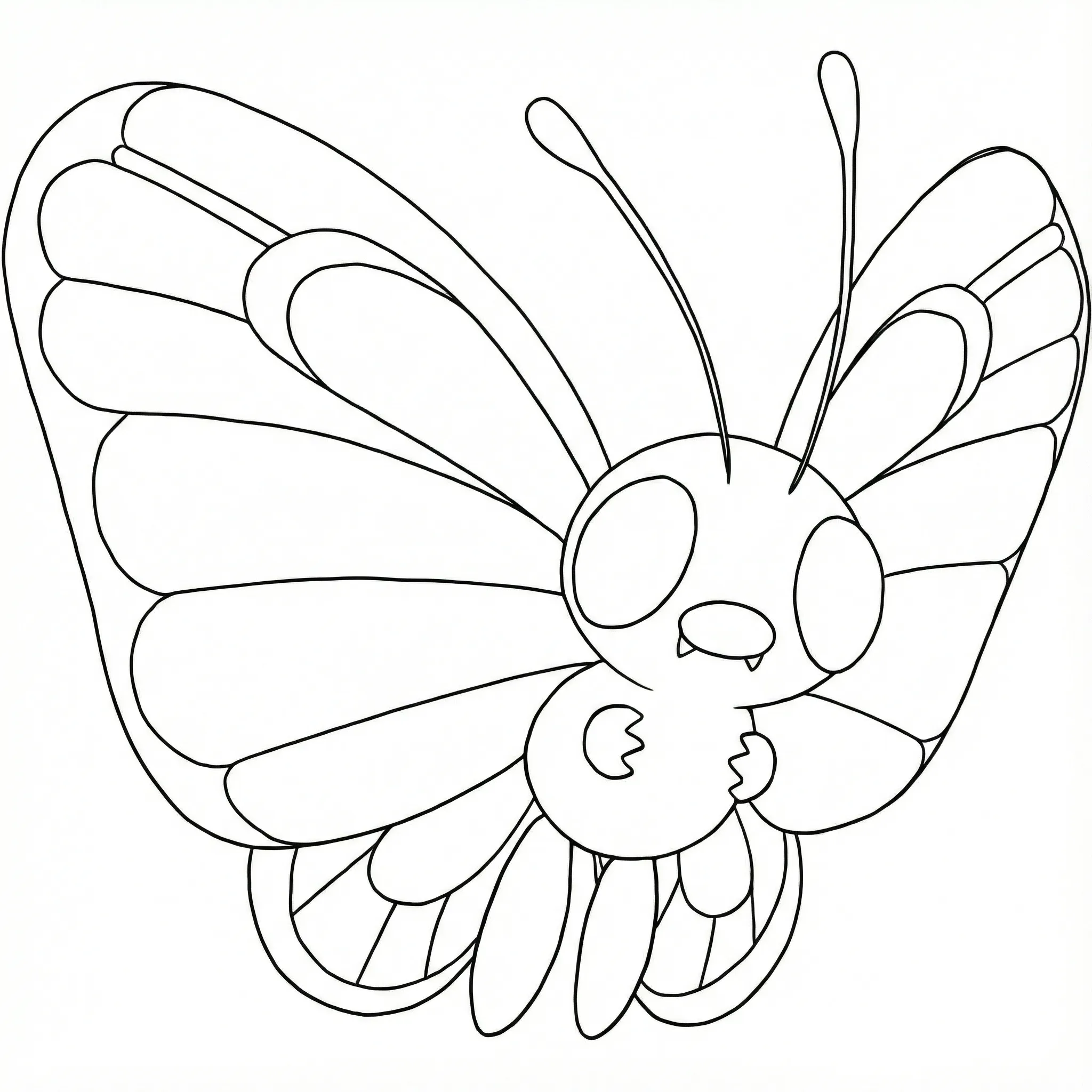 Coloriage Papilusion
