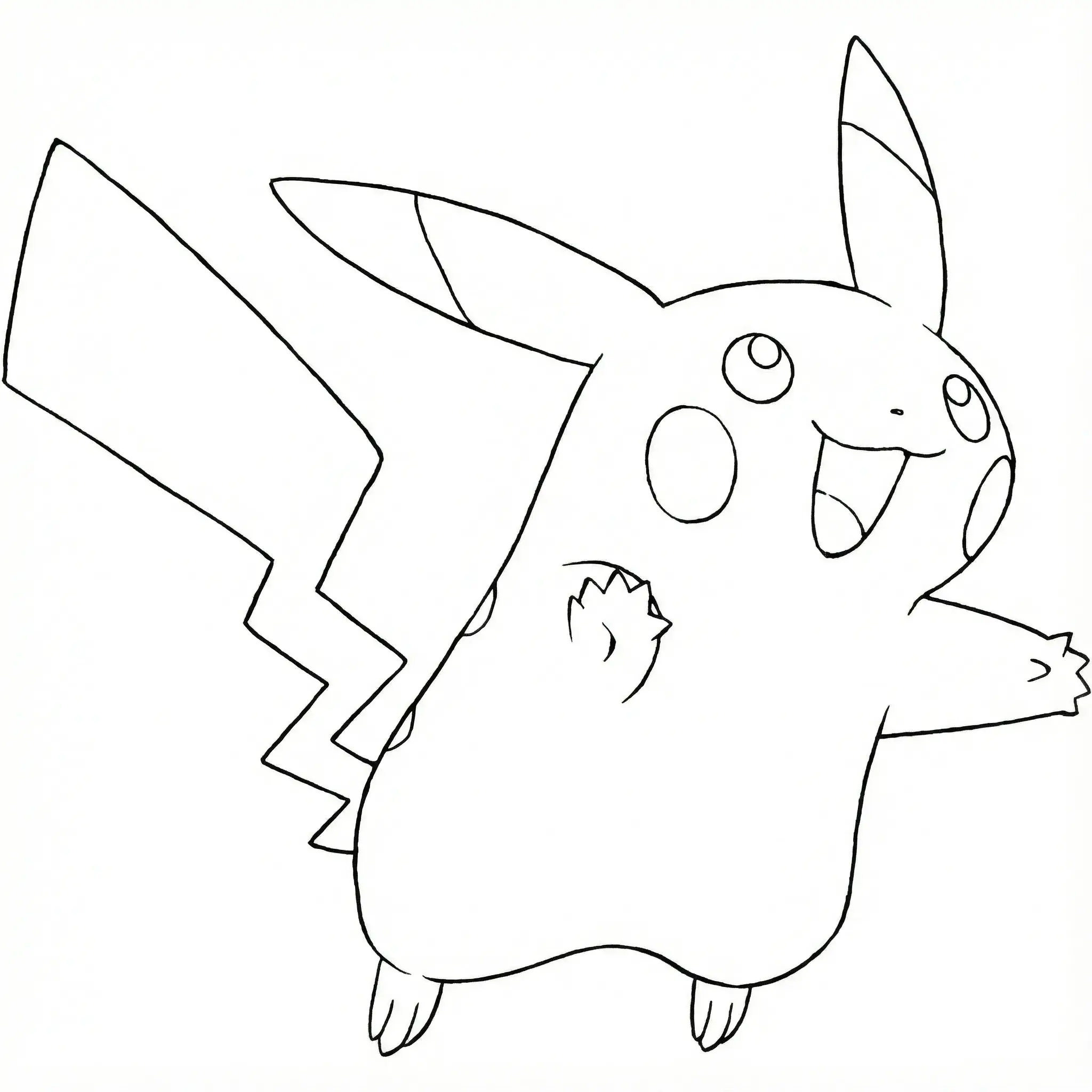 Coloriage Pikachu