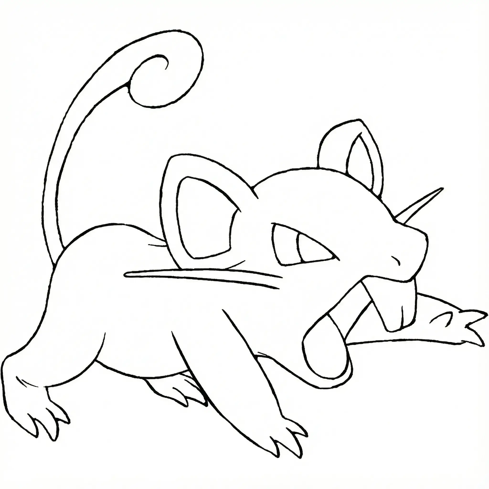 Coloriage Rattata