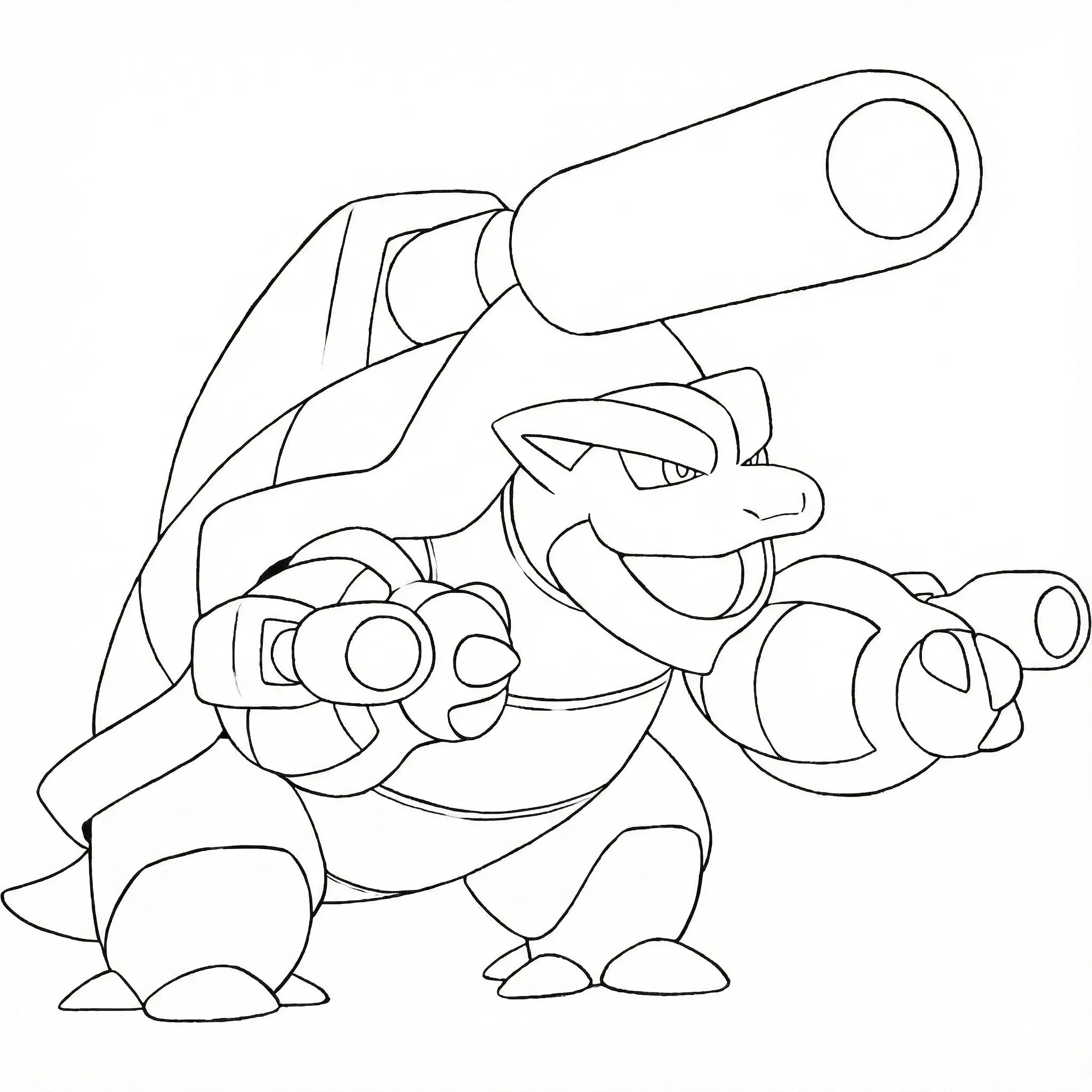 Coloriage Méga-Tortank